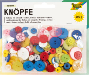 KNOPEN FOLIA 100 GRAM ASSORTI