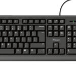 TOETSENBORD TRUST PRIMO + MUIS ZWART