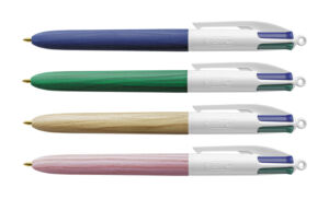 BALPEN BIC 4KLEUREN WOOD