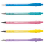 BALPEN PAPER MATE FLEXGRIP DRUKKNOP PASTEL ASS