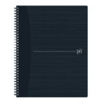 SPIRAALBLOK OXFORD ORIGIN A4+ RUIT 5MM 70VEL ZWART