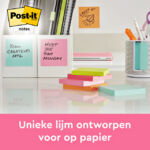 MEMOBLOK POST-IT 655 76X127MM GELIJND ROZE