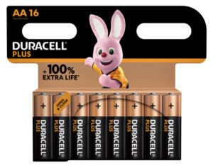 BATTERIJ DURACELL PLUS AA 16ST