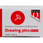 PUNAISES QUANTORE WIT 100 STUKS