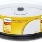 CD-R PHILIPS 80MIN 700MB 52X IW SP (25)