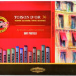 PASTELKRIJT KOH-I-NOOR TOISON 8515 ROND 36 ASSORTI