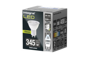 LEDLAMP INTEGRAL GU10 4000K KOEL WIT 3.6W 400LUMEN