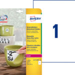 ETIKET AVERY L4775REV-20 210X297MM WIT 20STUKS