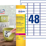 ETIKET AVERY L4778REV 45.7X21.2MM WIT 960STUKS