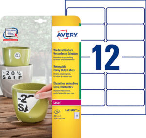 ETIKET AVERY L4776REV-20 99.1X42.3MM WIT 240STUKS