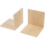 BOEKENSTEUN CREATIV COMPANY HOUT 15X15X15CM