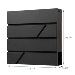 BRIEVENBUS BRASQ PB200 DELUXE WAND ZWART