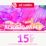 ACRYLVERFPAPIER TALENS ART CREATION A4 15VEL 290GR
