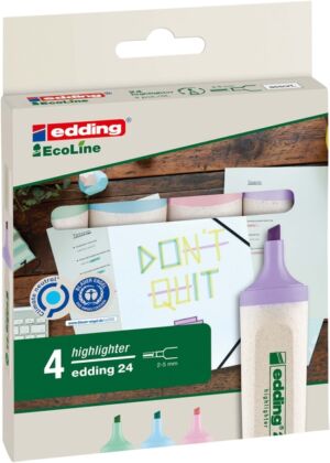 MARKEERSTIFT EDDING 24 ECO 2-5MM PASTEL ASSORTI