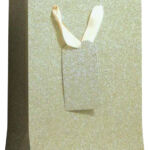 CADEAUTAS IG GROUP GOUD GLITTER 175X98X229MM
