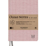 NOTITIEBOEK AURORA OCEAN A5 192BLZ LIJN 80GR ROOD