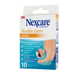 WONDPLEISTER NEXCARE ACTIVE FLEX FOAM 6X10CM 10ST