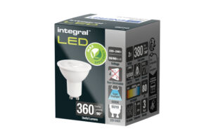 LEDLAMP INTEGRAL GU10 6500K KOEL WIT 2W 380LUMEN
