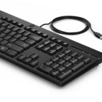 TOETSENBORD + MUIS HP 225 ZWART