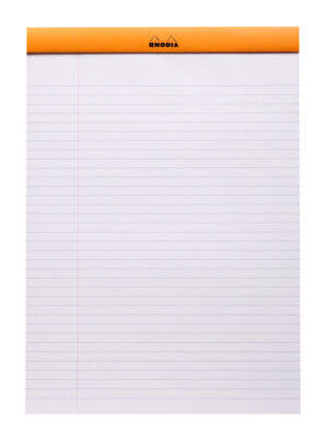 SCHRIJFBLOK RHODIA A4 LIJN 80VEL 80GR OR