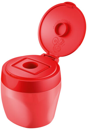 PUNTENSLIJPER STABILO 4849 WOODY 3 IN 1 ROOD