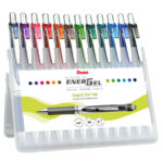 GELSCHRIJVER PENTEL BL77 ENERGEL M 12ST ASSORTI