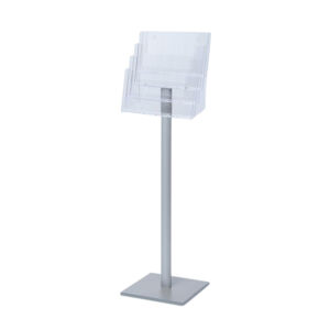 BROCHUREHOUDER QUANTORE STANDAARD 4X A4 LIGGEND